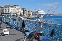 Angler auf der Galata-Brücke... by loewenherz-artwork