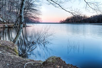 Winter Sunset (Panta de Santa Fe, Catalonia) by Marc Garrido Clotet