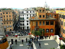 Tourists at town by esperanto