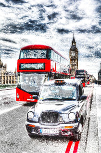 Westminster Bridge London Art von David Pyatt