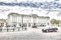 Buckingham Palace Snow by David Pyatt