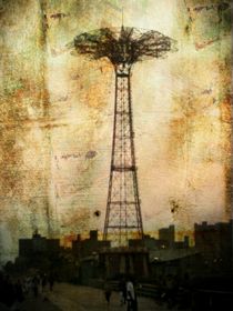 Coney Island Eiffel Tower von Jon Woodhams