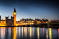 Westminster Bridge and Big Ben by David Pyatt