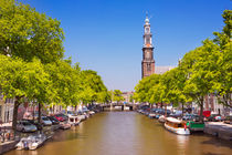 Canal in Amsterdam by Sara Winter