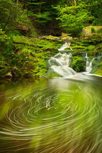 A river through lush forest von Sara Winter