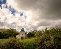 Old church in mountains von Claudia Botterweg