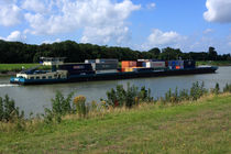 Barge On The Canal by Aidan Moran