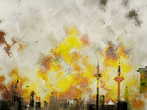 Skyline of Frankfurt by Gabi Hampe