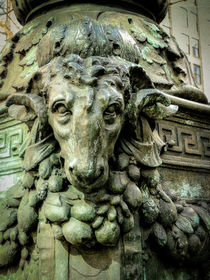 Bryant Park Ram's Head by Jon Woodhams