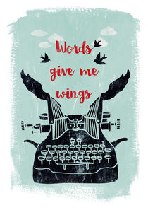 words give me wings von Sybille Sterk