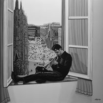 Chet Baker painting by Paul Meijering