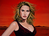 Kate Winslet painting von Paul Meijering