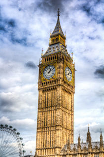 Big Ben And The London Eye by David Pyatt