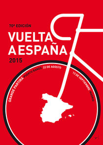 MY VUELTA A ESPANA MINIMAL POSTER 2015 von chungkong