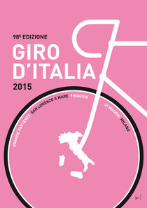 MY GIRO D'ITALIA MINIMAL POSTER 2015 von chungkong