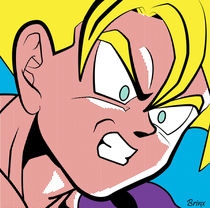 SSJ Gohan Pop Art von Jonny Gray