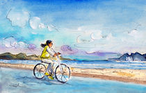 Cycling In Port De Pollenca von Miki de Goodaboom