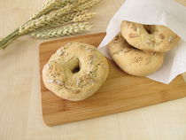 Selbst gebackene Frühstücks-Bagels von Heike Rau