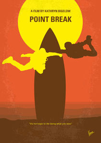 No455 My Point Break minimal movie poster von chungkong