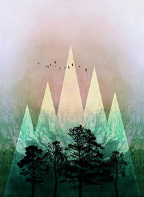 TREES under MAGIC MOUNTAINS IV  by Pia Schneider