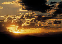 Sunrise, Blue Mountains, Oregon von Daniel Troy