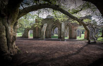 Margam Park ruined abbey by Leighton Collins