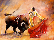 Toro Acuarela von Miki de Goodaboom