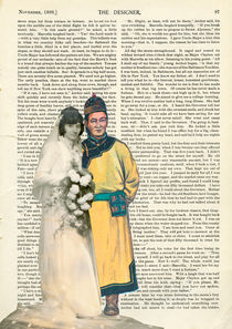 Vintage dictionary poster, "The Wedding" von Gloria Sánchez
