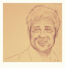 Portrait of Brad Pitt von chrisphoto