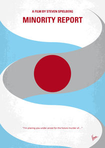 No462 My Minority Report minimal movie poster by chungkong