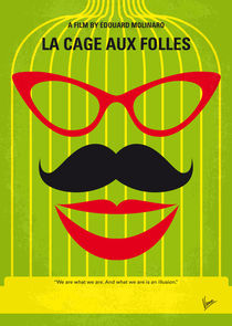 No473 My La cage aux folles minimal movie poster von chungkong