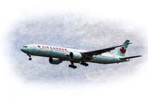 Air Canada Boeing 777 Art von David Pyatt