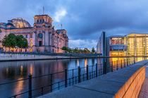 Reichstag an der Spree II von elbvue by elbvue