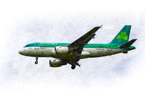 Aer Lingus Airbus A319 Art von David Pyatt