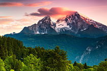 Abendrot am Watzmann by moqui