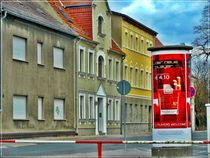 ~ Litfasssäule ~ von Sandra  Vollmann