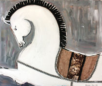 Warrior horse by Elisaveta Sivas