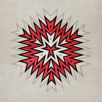 Red Snowflake von cinema4design