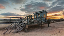 Sonnenaufgang über Sankt Peter Ording 2 von Michael Onasch