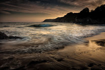 Dusk at Caswell Bay von Leighton Collins