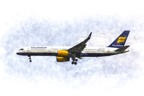 Icelandair Boeing 757 Art by David Pyatt