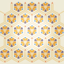 Abstract Geometric Kids Pattern von cinema4design