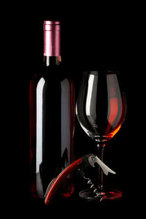 Ein gutes Glas Wein - A delicious glass of wine von Thomas Klee