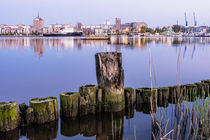 Blick über die Warnow auf Rostock by Rico Ködder