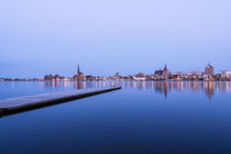 Blick über die Warnow auf Rostock von Rico Ködder