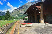 Morgex - Alpine rail station by Antonio Scarpi