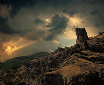 Cliffs Of The Crimea. Rock Finger Hell by Yuri Hope