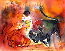 Bullfighting The Reds von Miki de Goodaboom