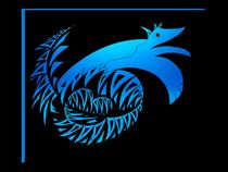 blue dragon Wolf von foryou