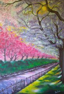 Along the parkway by Helen Bellart